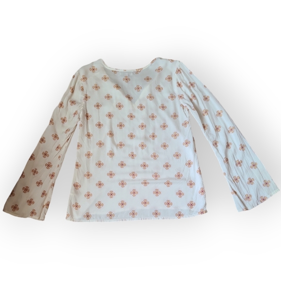 PacSun O'Neill Flare Sleeve Sheer Flowy Blouse - Picture 5 of 6